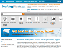 Tablet Screenshot of draftingsteals.com